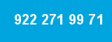 922 271 99 71 922 271 99 71